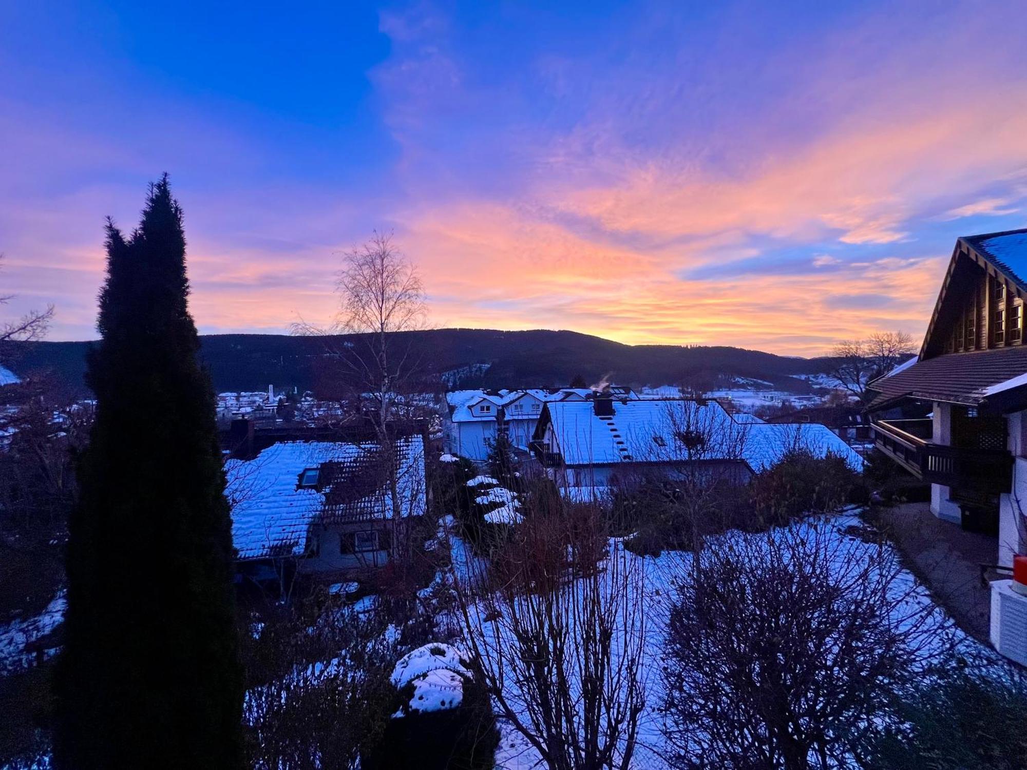 Panoramablick Mit Privatparkplatz, 2 Balkone Und 1,5 Baeder Lägenhet Titisee-Neustadt Exteriör bild